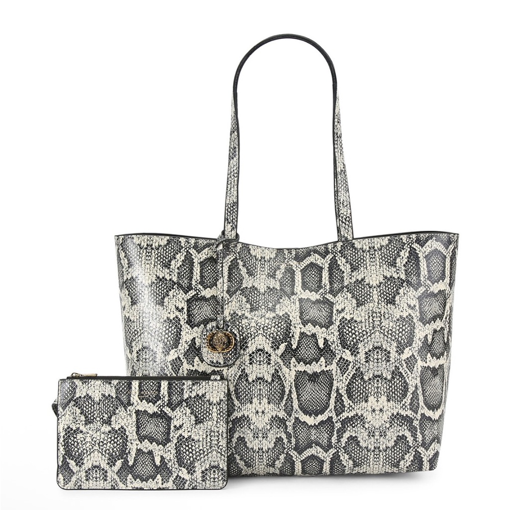 NWT Kurt Geiger Chelsea Shopper Tote and Pouch - Picture 1 of 5